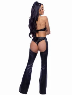 Roma R-6691, Pleather Chap -Funky Lingerie Outlet 6690 6691 Back 04759.1753371079