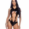 Roma R-6693, Vinyl Bodysuit With Zipper -Funky Lingerie Outlet 6693 02249.1750726491