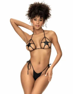 MA67070, Star Cut-out Bikini Set