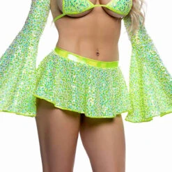 Roma R-6712, Sequin Mini Skirt