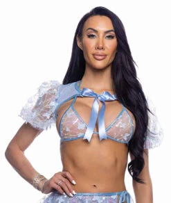 R-6714, Puff Sleeve Shrug By Roma