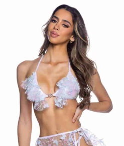 Roma R-6721, Top With Ruffle Trim
