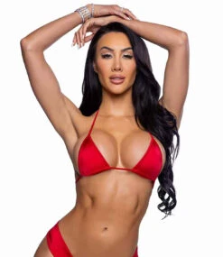 R-6725, Triangle Top By Roma -Funky Lingerie Outlet 6725 Red 31721.1752021862