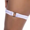 Roma R-6728, Spandex Garter With Heart -Funky Lingerie Outlet 6728 Wht 77619.1751589398