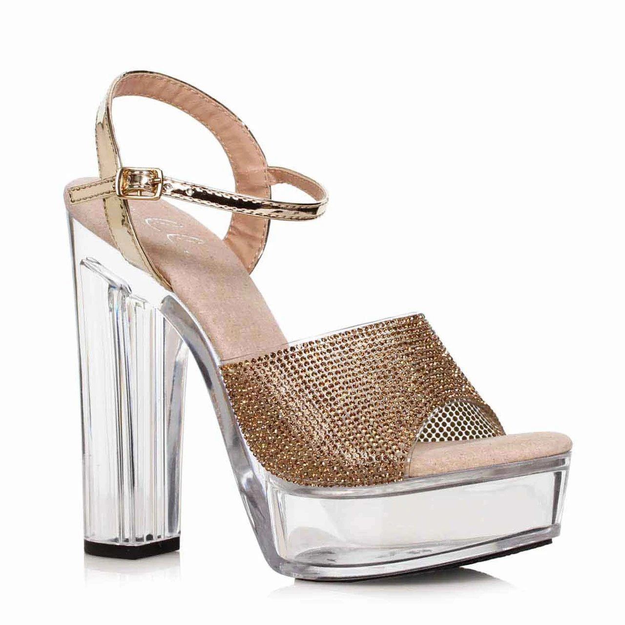 675-LARISSA, Chunky Heel Rhinestones Sandal CLEARANCE 7 675-LARISSA, Chunky Heel Rhinestones Sandal CLEARANCE - Image 5
