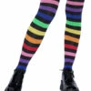 LA-6927, Rainbow Stripe Thigh High Socks By Leg Avenue -Funky Lingerie Outlet 6927 003 101 55579.1657927472
