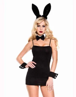 ML-70659, Black Bunny Accessory Kit -Funky Lingerie Outlet 70659 front 01 16177.1695874391