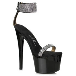 709-Anika, Rhinestone Cuff Platform Sandal 8 709-Anika, Rhinestone Cuff Platform Sandal -Funky Lingerie Outlet 709 ANIKA BLK 35046.1582221015