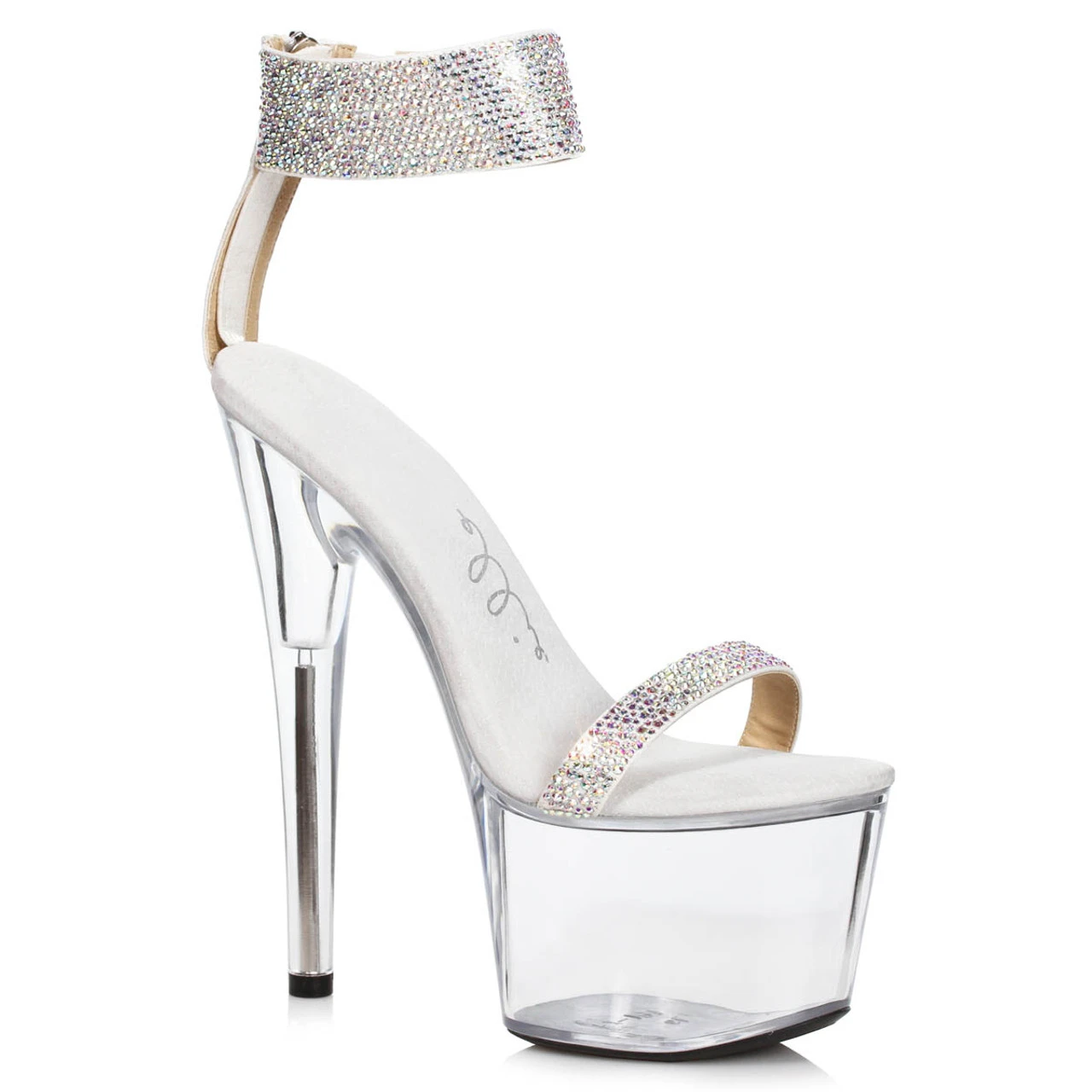 709-Anika, Rhinestone Cuff Platform Sandal 4 709-Anika, Rhinestone Cuff Platform Sandal - Image 2
