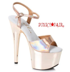 709-Bria 7" Rose Gold Platform Sandal -Funky Lingerie Outlet 709 BRIA GLD 95804.1564940737