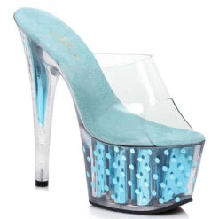 709-Brielle 7" Polka Dot Mule 11 709-Brielle 7" Polka Dot Mule -Funky Lingerie Outlet 709 BRIELLE blue 21087.1683701444
