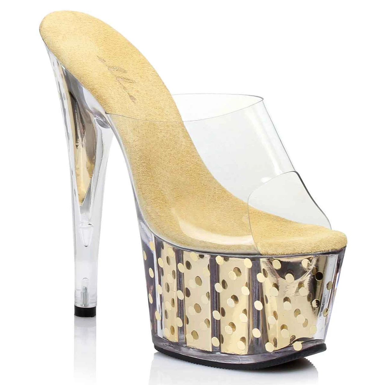 709-Brielle 7" Polka Dot Mule 6 709-Brielle 7" Polka Dot Mule - Image 4