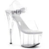 709-Brook 7" Dancer Clear Sandals CLEARANCE