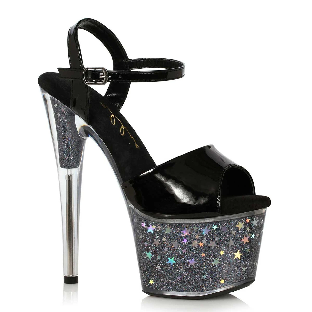 709-Malia, 7 Inch Sandal With Star Platform CLEARANCE 6 709-Malia, 7 Inch Sandal With Star Platform CLEARANCE - Image 4