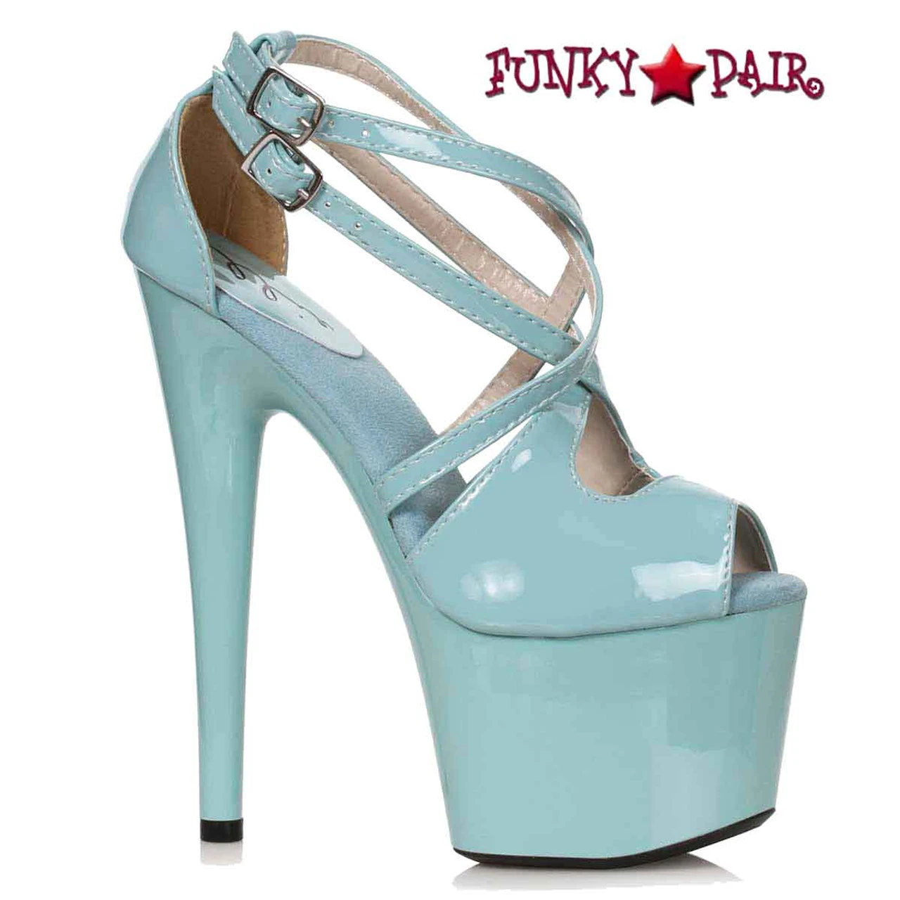 709-TINA, Platform Peep Toe Strappy Sandal 6 709-TINA, Platform Peep Toe Strappy Sandal - Image 4