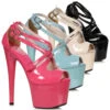 709-TINA, Platform Peep Toe Strappy Sandal -Funky Lingerie Outlet 709 Tina 78560.1681530398