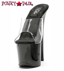 709-Vanity 7" Exotic Dancer Platform Shoes CLEARANCE 10 709-Vanity 7" Exotic Dancer Platform Shoes CLEARANCE -Funky Lingerie Outlet 709 Vanity clear black 19193.1537717565