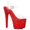 709-ZEAL, 7 Inch Rhinestones Platform Sandal CLEARANCE -Funky Lingerie Outlet 709 ZEAL red 98632.1699726758
