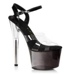 709-ZEE, 7" Pointed Stiletto Sandal CLEARANCE By Ellie Shoes 7 709-ZEE, 7" Pointed Stiletto Sandal CLEARANCE By Ellie Shoes -Funky Lingerie Outlet 709 ZEE BLK 22767.1645821837