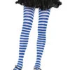 LA-7100, Nylon Striped Color Tights One Size