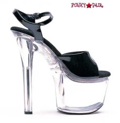 711-Flirt-C - 7 Inch Ankle Strap Platform Sandal 10 711-Flirt-C - 7 Inch Ankle Strap Platform Sandal -Funky Lingerie Outlet 711 FLIRT C blkc 30396.1542671636