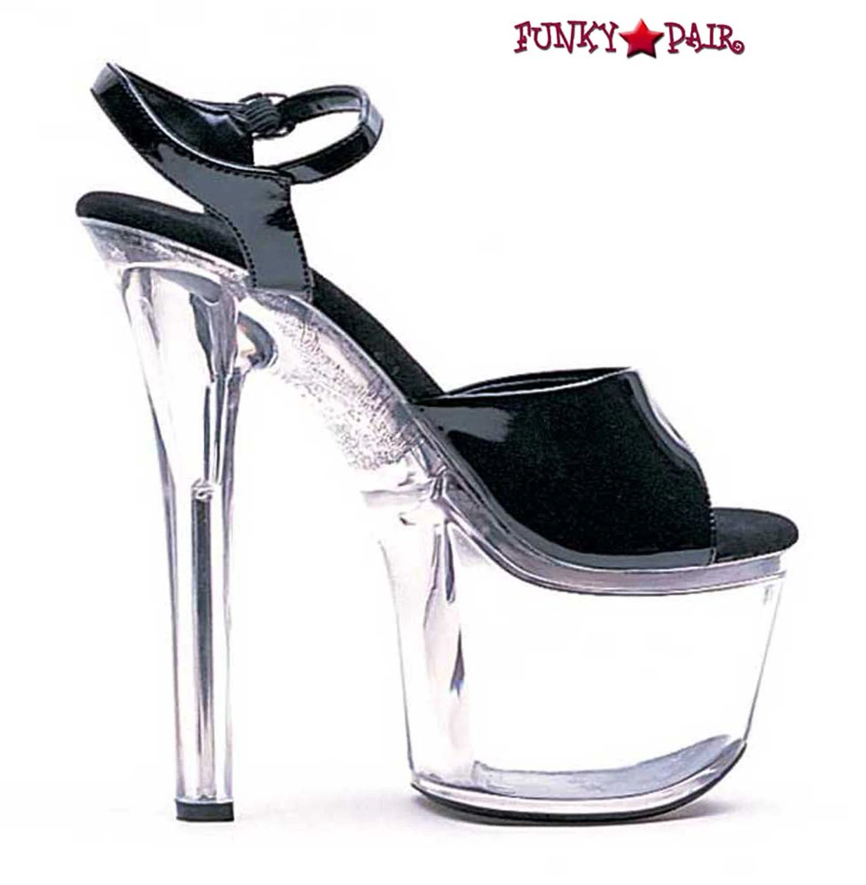 711-Flirt-C - 7 Inch Ankle Strap Platform Sandal 6 711-Flirt-C - 7 Inch Ankle Strap Platform Sandal - Image 4