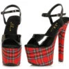711-MARY, 7" Plaid Stiletto Heel By Ellie 2 711-MARY, 7" Plaid Stiletto Heel By Ellie -Funky Lingerie Outlet 711 Mary 66783.1645824130