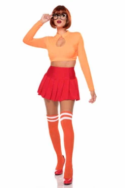 ML-71186, Nerdy Detective Costume -Funky Lingerie Outlet 71186 Velma 23 43153.1757735500