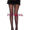MUSIC LEGS ML-7231, Pinstriped Sheer PantyHose -Funky Lingerie Outlet 7231 84329.1406857215
