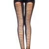 MUSIC LEGS ML-7243, Corset Back Spandex Tights