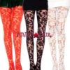 MUSIC LEGS ML-7344, Woven Floral Design PantyHose -Funky Lingerie Outlet 7344 07955.1406857838