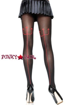 LA-7551, Pitchfork Opaque Tights