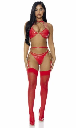 FP-772131, Link To Me Lingerie Set By ForPlay -Funky Lingerie Outlet 772131 red full 39102.1647364977