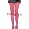 LA-7722, Neon Leopard Print Opaque Tights -Funky Lingerie Outlet 7722 95645.1406827492