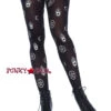 LA-7741, Mystical Symbol Printed Tights -Funky Lingerie Outlet 774122001 front 59396.1535356327