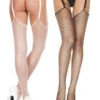 MUSIC LEGS ML-7832, Diamond Net Garterbelt Stockings -Funky Lingerie Outlet 7832 96268.1567811201
