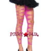 LA-7850, Footless Shredded Tights -Funky Lingerie Outlet 7850 86349.1406859348