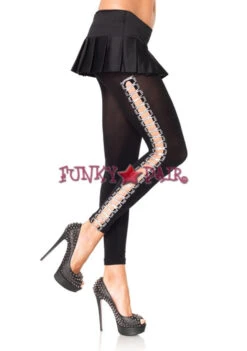 LA-7895, Lurex Ribbon Footless Tights