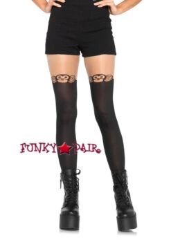 LA-7933, Monkey Opaque PantyHose