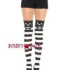 LA-7935, Cat Striped Opaque PantyHose -Funky Lingerie Outlet 7935 73678.1436510690