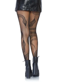 LA-8143, Snake Net Tights -Funky Lingerie Outlet 8143 02 001 45886.1635821095