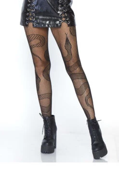 LA-8143, Snake Net Tights -Funky Lingerie Outlet 8143 03 001 19830.1635821095
