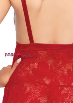 LEG AVENUE LA-81549, Lace Harness Halter Babydoll -Funky Lingerie Outlet 81549 05 003 20320.1623908023