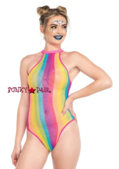 LA-81556, Rainbow Striped Rave OutFit -Funky Lingerie Outlet 81556 03 101 47709.1521616569