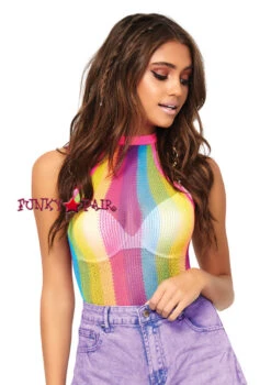 LA-81556, Rainbow Striped Rave OutFit -Funky Lingerie Outlet 81556 06 101 40940.1521616569