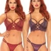 Leg Avenue | LA81577, Lace Bralette With G-string -Funky Lingerie Outlet 81577 13471.1576268247