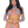 LA81580, Rainbow Fishnet Bikini Set -Funky Lingerie Outlet 81580 01 101 24293.1568189683