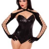 LA81591, Net And Opaque Gloved Shrug -Funky Lingerie Outlet 81591 03 001 54858.1742517875