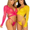 LA81659, Daisy Lace Wrap Set By Leg Avenue -Funky Lingerie Outlet 81659 001 176 369 01 89451.1683069690