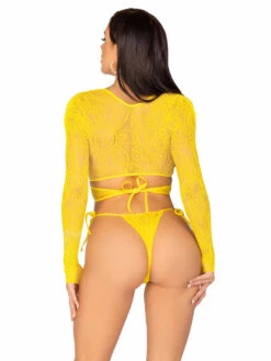 LA81659, Daisy Lace Wrap Set By Leg Avenue -Funky Lingerie Outlet 81659 002 176 43135.1683069768